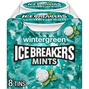 Wintergreen Sugar Free Mints Tins, 1.5 Oz (8 Count) - Picture 1 of 12