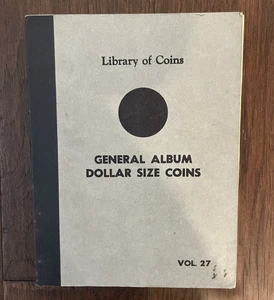 Münzbibliothek allgemein leeres großes Dollar-Einsteckalbum Band 27 Morgan Peace - Bild 1 von 8