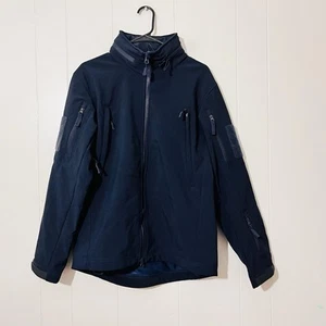 Condor Mens Summit Soft Shell Full Zip Jacket Navy Blue Zip Pockets Size S - Picture 1 of 9