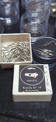 Lot of 10 Kienzle 57 Automatic 19 Stem Watchmaker Repair/Replace Clean No Rust - Image 1 of 4
