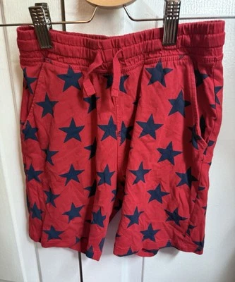 Pantalones Cortos Niños Rojo con Diseño Estrella Azul Talla 7-8Y 4 de Julio EE. UU. Barbacoa Patriótica Foto 1 de 4