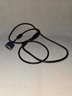 187 cm VGA-Kabel Bildschirmkabel, Monitorkabel, 15 Pin, VGA Stecker - Bild 1 von 2