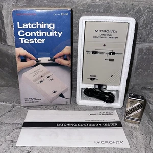 New Micronta Latching Continuity Circuit Tester 22-110 Vintage Radio Shack Cars - Picture 1 of 6
