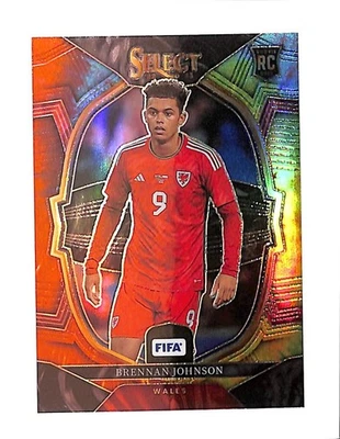 2022-23 PANINI SELECT FIFA SOCCER 72 BRENNAN JOHNSON ROOKIE TIE-DYE 40/49 - Image 1 of 2