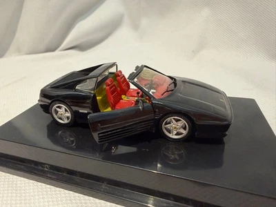 Hot Wheels Collectibles Ferrari 348 Spider Black 1:24 Diecast Model Car w/ Case - Image 1 of 4