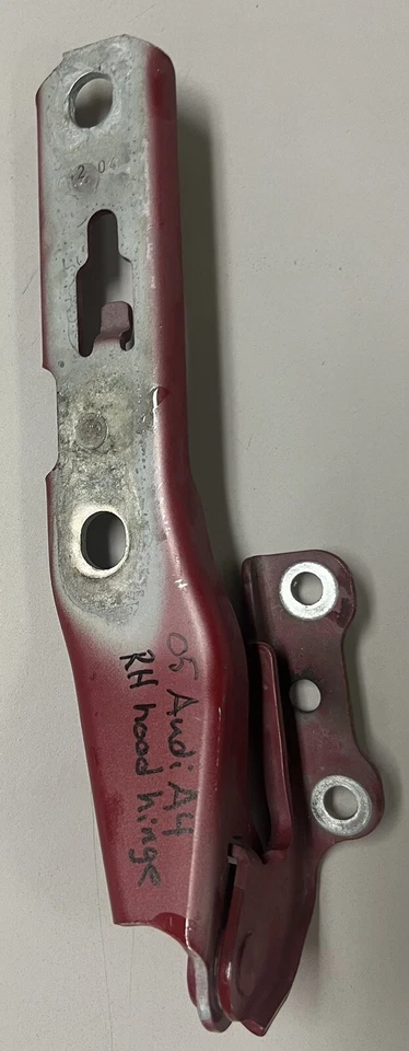 Audi A4 2005 pasajero capó derecho bisagra OEM rojo Foto 1 de 1