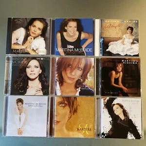 Martina McBride 9 LOT: Time Has Come, Greatest Hits, 🎄 Everlasting, Timeless VG - Imagen 1 de 10