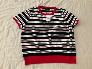 New Sutton Studio Women Top short sleeve size PL - Picture 1 of 5