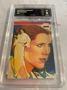 PRINCESS LEIA BRIAN SELFIEZE 1993 STAR WARS GALAXY # 126 GRADO 9 L@@K - Foto 1 di 2
