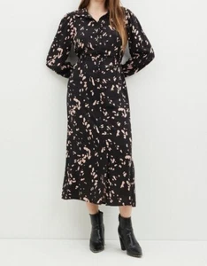 DOROTHY P3RKINS LADIES BLUSH LEOPARD PRINT SHIRT MATERNITY DRESS NEW (233) SALE - Picture 1 of 2