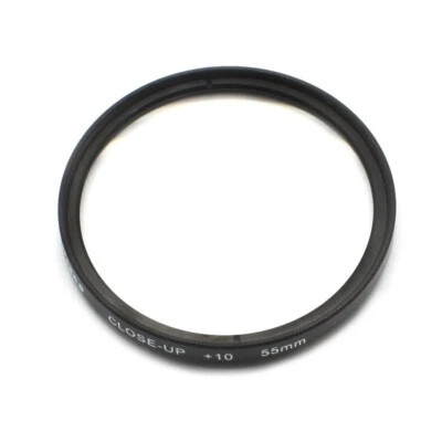 55mm Close-up Filter Ring +10 For SLR Camera/Digital Camera/Camcorder DV - Image 1 of 4