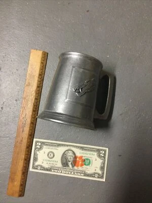 Rare Olympic Winter Games Lake Placid 1980 LUGE Pewter Stein Mug - Image 1 of 4