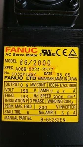 1PCS FANUC AC Servo Motor A06B-0034-B577 New - Picture 1 of 1