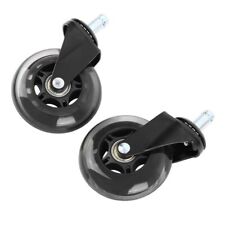Rubber Caster Wheels Caster Replacement Office Chair Caster Wheels 2/2.5/3 Inch