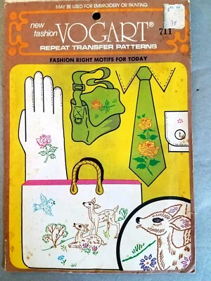 Vogart 711 ACCESSORIES Paint Emb IronOn Transfers Uncut - Image 1 of 4