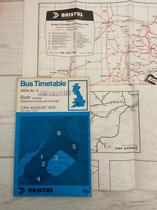 Bristol Bath area timetable 24th August 1975 - Picture 1 of 1