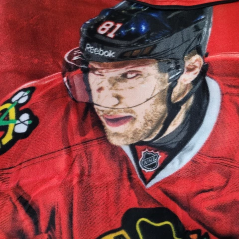 MARIAN HOSSA Chicago Blackhawks Throw Blanket NorthShore University HealthSystem Cover