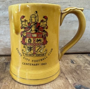 Vintage Stoke City Tankard, 1863-1963 Centenary Mug, Players Signatures, Rare. - Picture 1 of 15