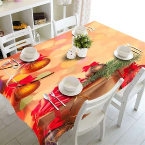Full Of Surprise 3D Tablecloth Table cover Cloth Rectangle Wedding Party Banquet - Picture 1 of 4
