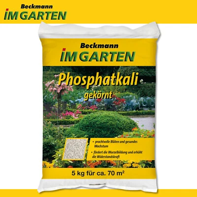 BECKMANN IM GARTEN Beckmann 5 kg Phosphatkali gekörnt Blütenbildung Wurzelbildung Grunddüngung