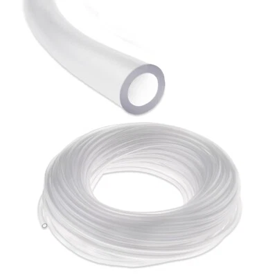 PVC CLEAR TUBING HOSE PIPE FOR DRINK CATERING APPLIANCES - ALL SIZES & LENGTHS