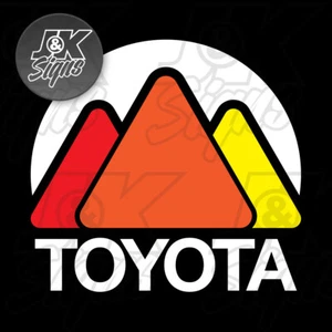 OVERLAND VINTAGE DECAL TRI-COLOR Fits on TOYOTA 4RUNNER TACOMA FJ CRUISER  - Picture 1 of 4