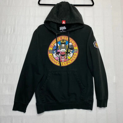 Sudadera Johnny Cupcakes Para Hombre Talla S Negra Pullover con Capucha Power Rangers Foto 1 de 4