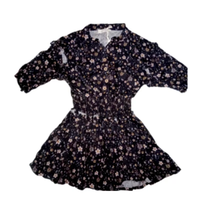 Girl Jessica Simpson Black Floral Dress - Image 1 of 2