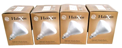 4 x 85w REFLECTOR INDOOR FLOOD LIGHT BULB DIMMABLE 85 WATT HALOG R40 HALCO BR40 - Image 1 of 4