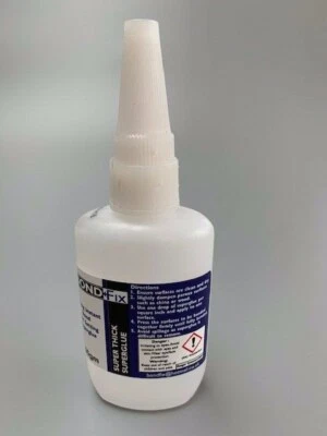 20 xv50g BondFix Super THICK Superglue industrial strength cyanoacrylate adhesiv - Image 1 of 2