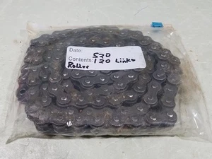 Motorcycle Chain 520 roller 120 link non o-ring - Picture 1 of 1