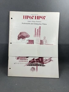 Soluciones de biblioteca de usuario HP-67/HP-97: filtros Butterworth & Chebyshev, 2x, usados - Imagen 1 de 5