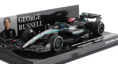 George Russell Mercedes W15 Winner Austrian GP 2024 1/43 Minichamps - Imagen 1 de 2
