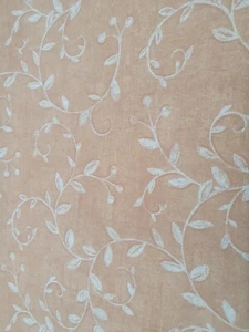 Fryetts Trailing Leaf Fawn 100% Cotton Curtain blinds Fabric 70% Off!!! - Picture 1 of 3