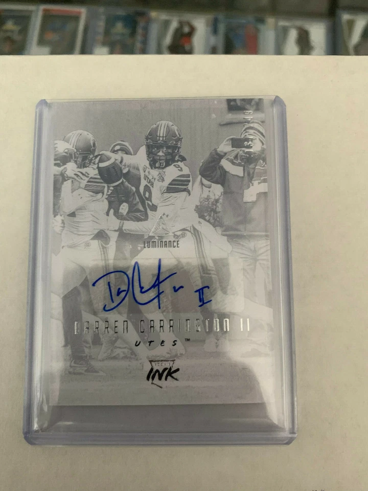 Darren Carrington II 2018 Luminance Rookie Auto Card #RI-DAC Serial #137/249 - Image 1 of 1