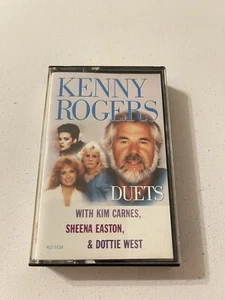 Kenny Rogers DUETS Cassette Tape With Kim Carnes Sheena Easton & Dottie West - Picture 1 of 3