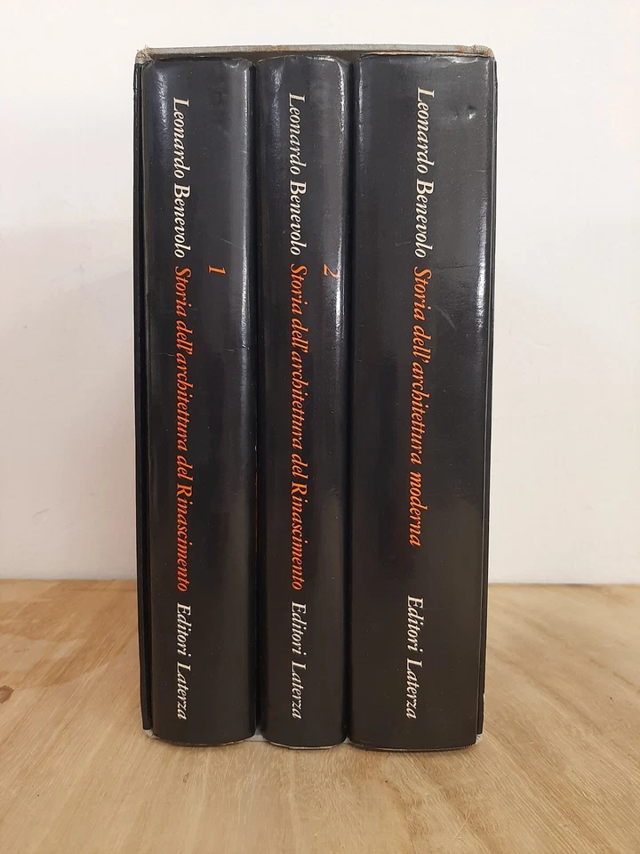STORIA DELL'ARCHITETTURA DEL RINASCIMENTO E MODERNA di L . Benevolo - Laterza - Immagine 1 di 4