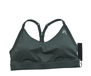 NWT👟ONER ACTIVE👟XLARGE👟EVERYDAY SPORTS BRA👟EVERGREEN👟RACERBACK👟COMFORTABLE - Picture 1 of 11