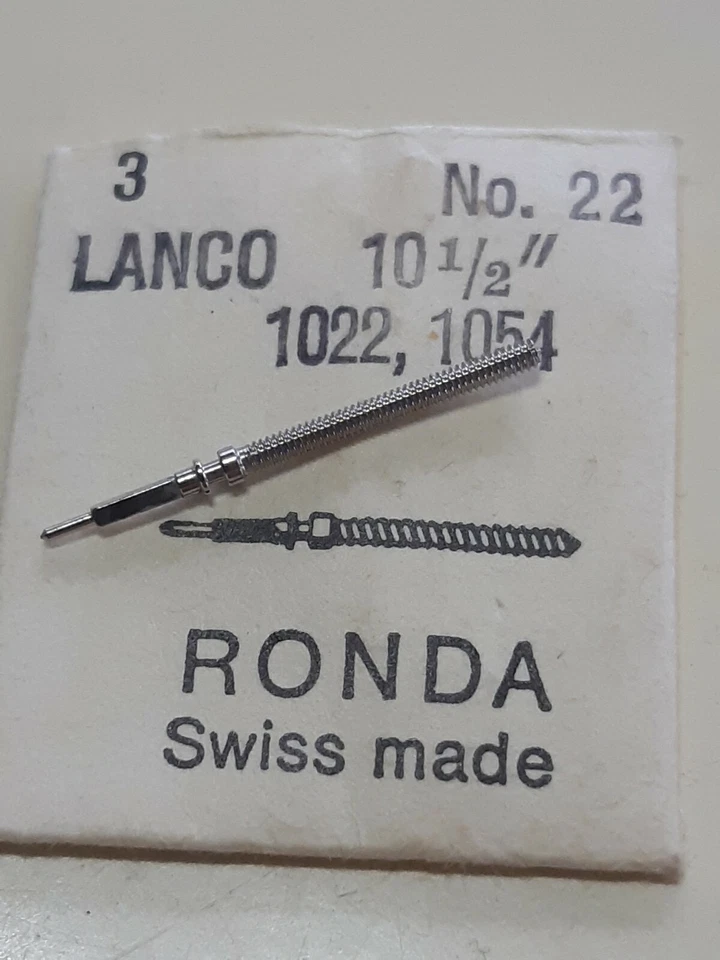 Haste de enrolamento LANCO 1022 1054 X 1 feita na Suíça antiga nova postagem sem estoque - Imagem 1 de 1