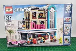 LEGO Creator Downtown Diner 10260 Building Set Toy Kit Retired Complete Open Box - Picture 1 of 13