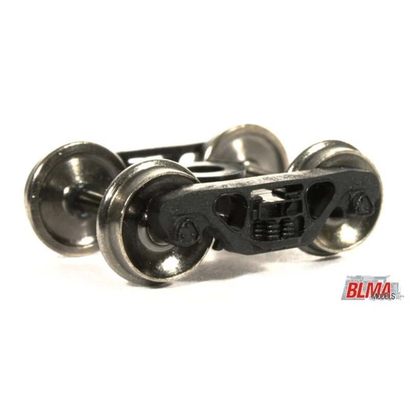 N SCALE 70-TON ASF TRUCKS W/ 33" METAL WHEELS (1 PAIR) ITEM# BLMA9025 - Image 1 of 1