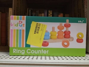 Kidus Ring Counter Wooden Educational Toy 18m+ - Picture 1 of 3