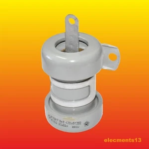 470 pF 8 kV 20 kVAr POMO DE PUERTA DE ALTO VOLTAJE CONDENSADOR CERÁMICO K15Y-2 К15У-2 - Imagen 1 de 4