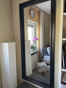 Ikea Wandspiegel TOFTBYN schwarz, 75x165 cm - Bild 1 von 1