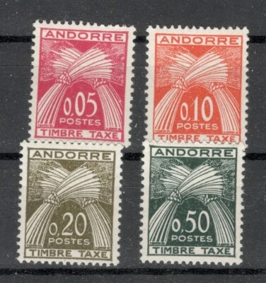 ANDORRA FRANCE - MNH SET POSTAGE DUE STAMPS - 1961. - Image 1 of 2