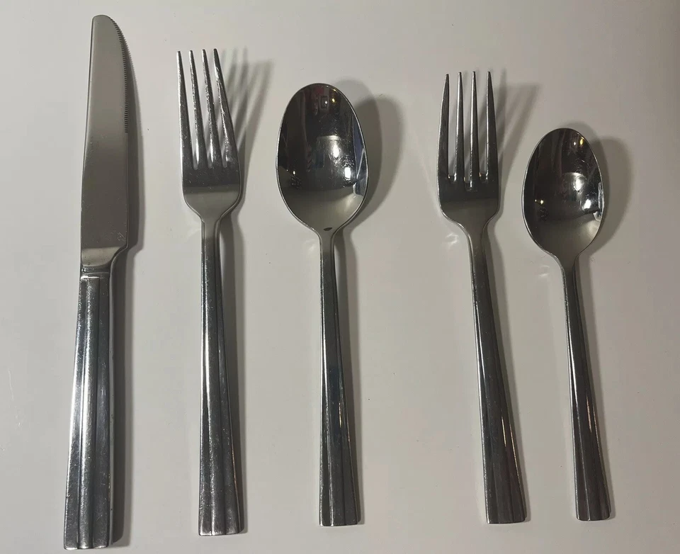 32 Cuisinart Stainless Flatware Set - Image 1 of 4
