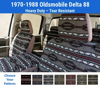 Fundas de asiento Southwest Sierra para Oldsmobile Delta 88 1970-1988 Foto 1 de 4