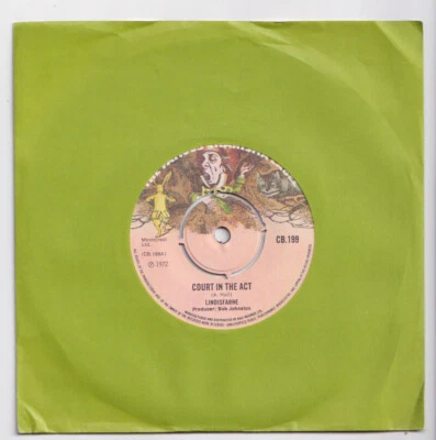 (AB635) Lindisfarne, Court In The Act - 1972 - 7" vinyl - Image 1 of 2