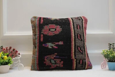 Funda de almohada de diseño floral, funda de almohada de alfombra turca, funda de almohada de diseño para el hogar, Foto 1 de 4