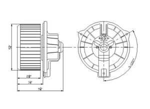 HVAC Blower Motor TYC 700181
